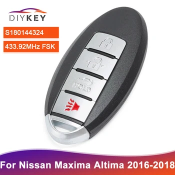 DIYKEY Для Nissan Maxima Altima 2016 2017 2018 S180144324 KR5S180144014 4 Кнопки Smart Remote Автомобильный Брелок 433,92 МГц 4A ЧИП