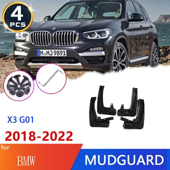 Автомобильные Брызговики Для BMW X3 G01 2018 ~ 2022 Perodua Дорожные Ограждения Брызговики Брызговики Товары Для Брызговиков Аксессуары 2019 2020 2021