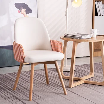 Дизайнерские обеденные стулья для гостиной Скандинавский офис Минималистский Дизайнерский стул для салона Современная мебель для обеденного стола Sillas
