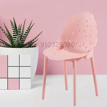 Скандинавский обеденный стул Кухонная Мебель Красочный шезлонг Индивидуальный дизайн Кофейные Обеденные стулья Стул для гостиной TG